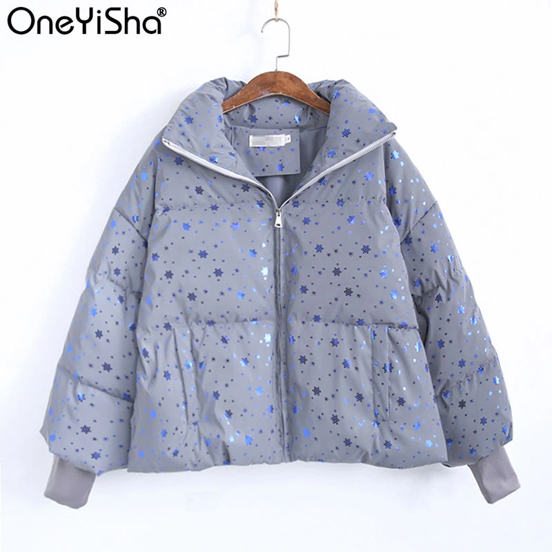 Oneyisha 5XL женский пуховик 2020 одежда для женщин Свободные плотные женские хлопковые