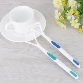

2Pcs Tongue Brush Tongue Cleaner Scraper Cleaning Tongue Scraper For Oral Hygiene Keep Fresh Breath Dental Care Cleaning Tool
