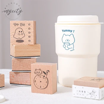 

Vintage Time Plan To do list Decoration Stamp Wooden Rubber Stamps for Scrapbooking Stationery DIY Craft Standard Stamp