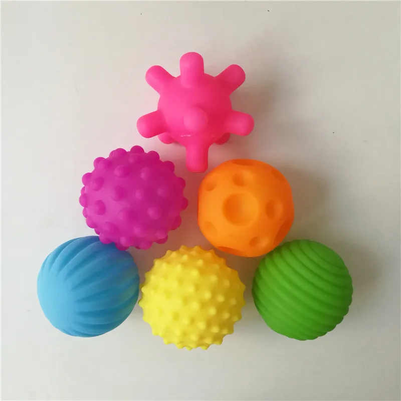 Детские руки сенсорный мячик текстура сенсорный мягкий резиновый Massege игрушки шарики игрушки для детей