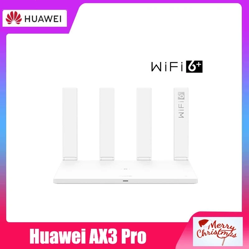 

Original Huawei Global versionWiFi AX3 Pro Router WiFi 6+ 3000Mbps 2.4GHz 5GHz Dual-Band Gigabit Rate WIFI Wireless Router