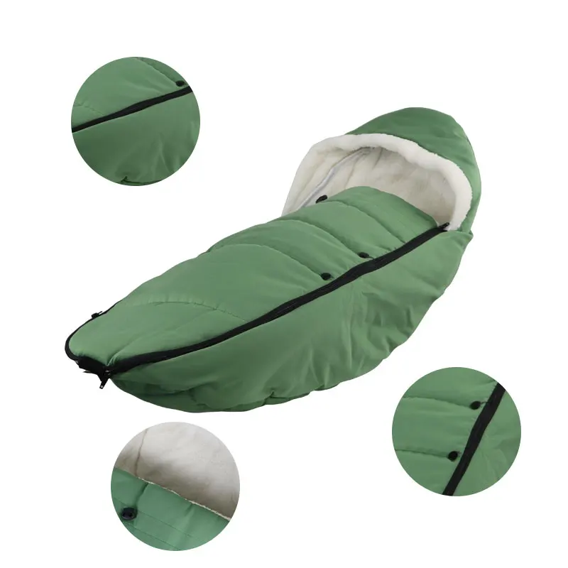 Зимний чехол для ног в детскую коляску теплый мешок для yoyo Yoya Babythrone Bugaboo коляска аксессуары для коляски Babyzen часть