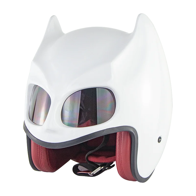 Kask летучая мышь человек moto rcycle шлем Iroman с открытым лицом Casco летучая мышь Capacete moto DOT одобрение casco de moto cascos capacetes шлемы