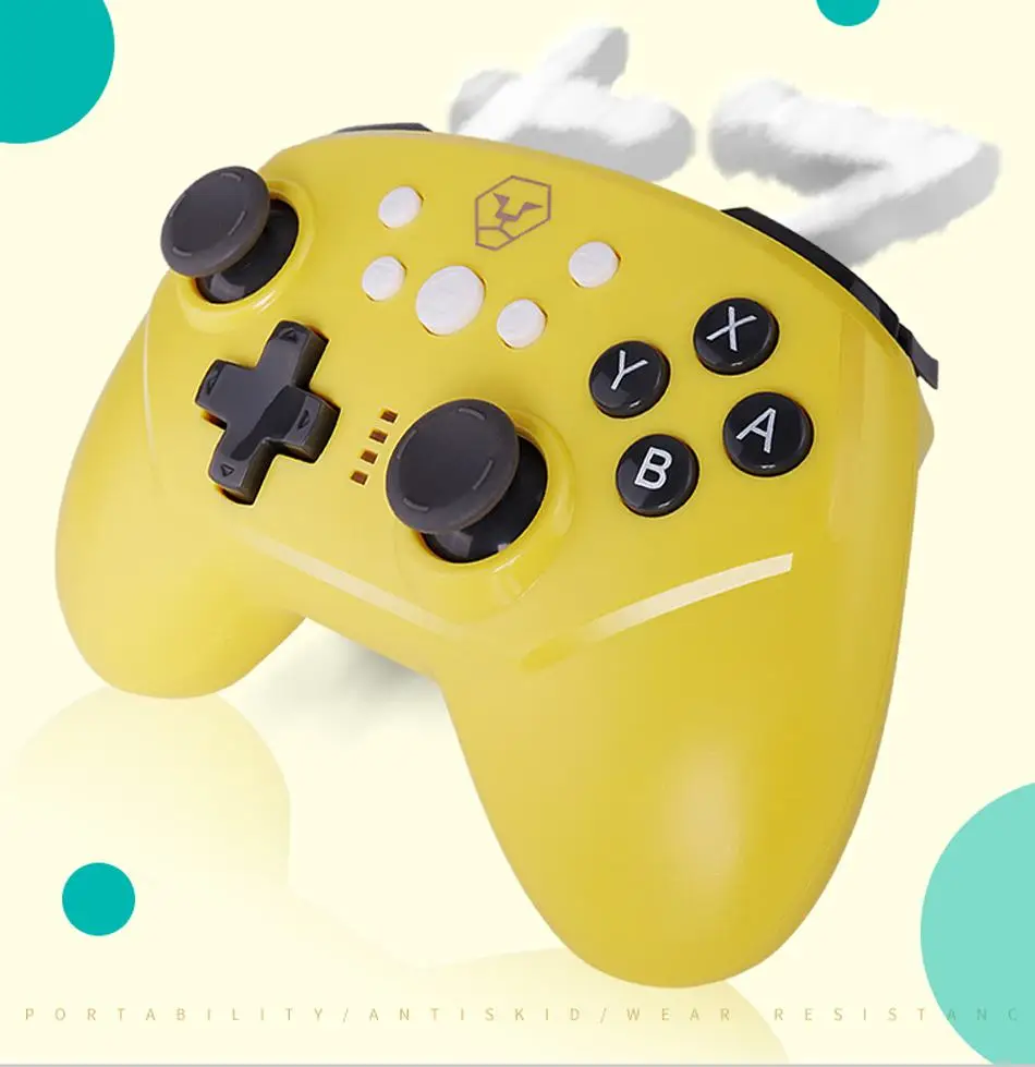Беспроводной геймпад для Nintendo Switch Pro/Switch Lite игровой контроллер Bluetooth Джойстик геймпады джойстик для Android ПК телефон