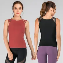 Женские спортивные топы на бретельках для тренировок, быстросохнущие бесшовные топы для занятий стройным животиком, свободная эластичная Беговая женская футболка OR096