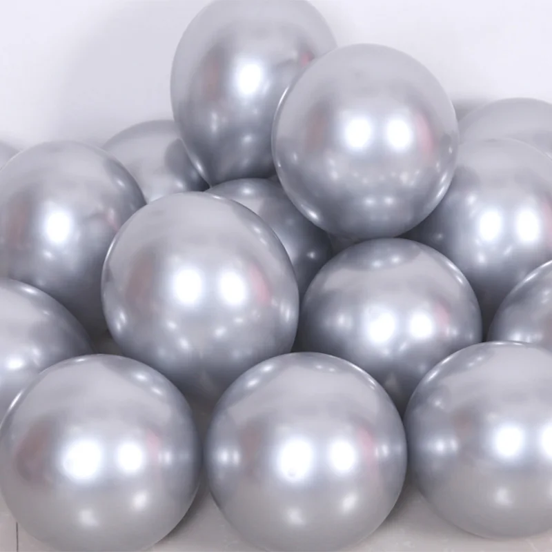metallic 12inch 4D диско металлические шары Лазерная Луна фольгированный шар Свадебный детский душ Декор 80s 90s ретро вечерние украшения для вечеринки на день рождения - Цвет: metallic 12inch