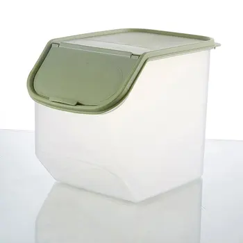 

Household Use Kitchen Storage Organizer Dried Food Storage Sealed Box Rice Bin Bean Grain Container Organizer