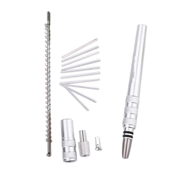 

1Set Hair Tattoo Razor Blade Hair Carving Pen Hair Styling Eyebrows Beards Razor Salon DIY Engraved Razor Pen Silver