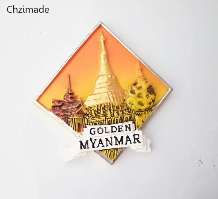 8 Lychee Life World путешествия сувениры Myanmar Франция Таиланд Золотой Будда Корея Турция бирманская Смола магниты на холодильник - Цвет: 8