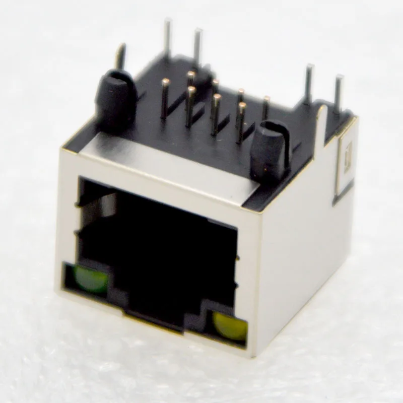 100 шт. сетевой разъем RJ45 56 8P8C со световым разъемом с экраном 8P8C разъем