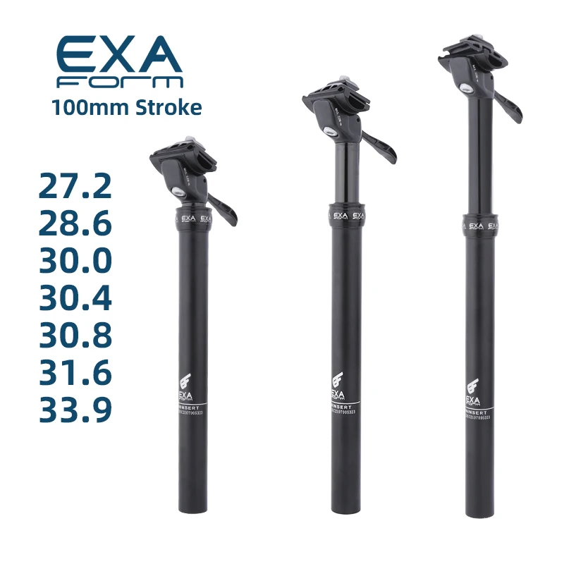 Ks Exa Bicycle Dropper Seatpost 27.2mm 