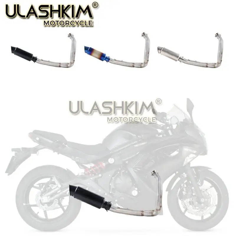 Глушитель для мотоцикла оригинальная установка DB Killer полная система слипоны для kawasaki ER6N ER6F NINJA650R NINJA650 2012