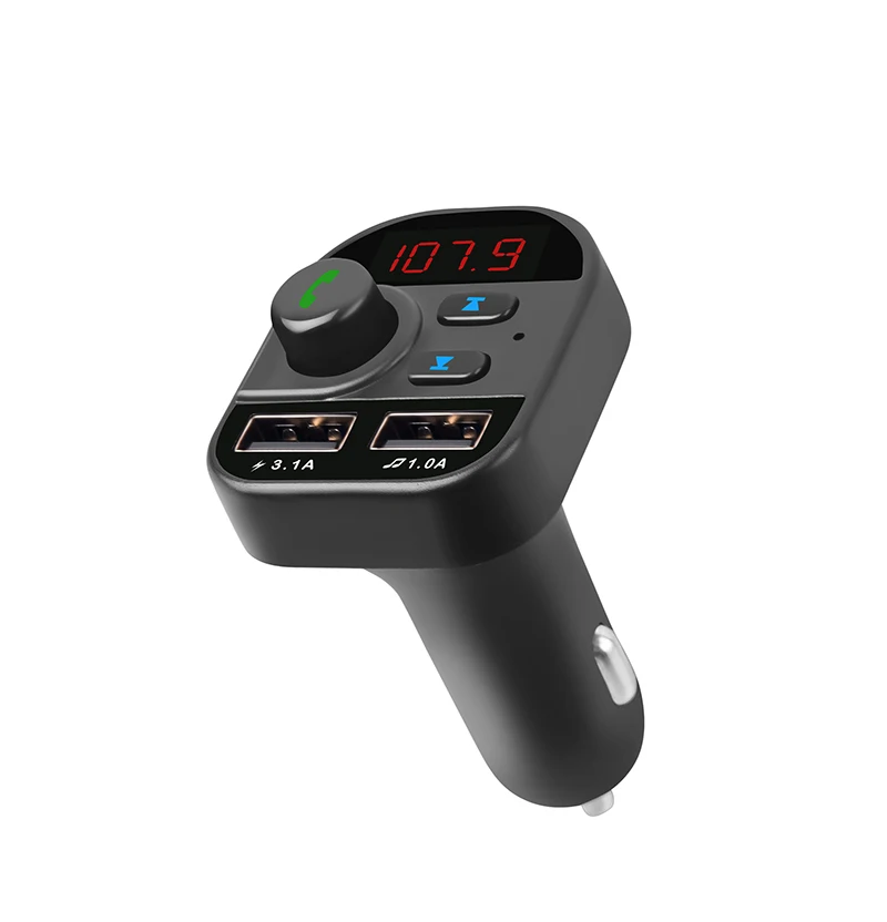 805E Автомобильный MP3 Bluetooth плеер Bluetooth 5,1 Автомобильный Mp3 Bluetooth плеер вставная карта FM Bluetooth автомобильное зарядное устройство Bluetooth плеер - Название цвета: 805e