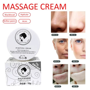 

Purify Cream Facial Skin Detox Care Whitening Deep Cleansing Dark Spot Acne Treatment Brightening Shrink pores Face Care TSLM2