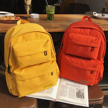 

1 PC Backpack Multi Pocket Girls School Bag Women Waterproof Large Capacity Cloth Travel Backpack Dropship New Arrival