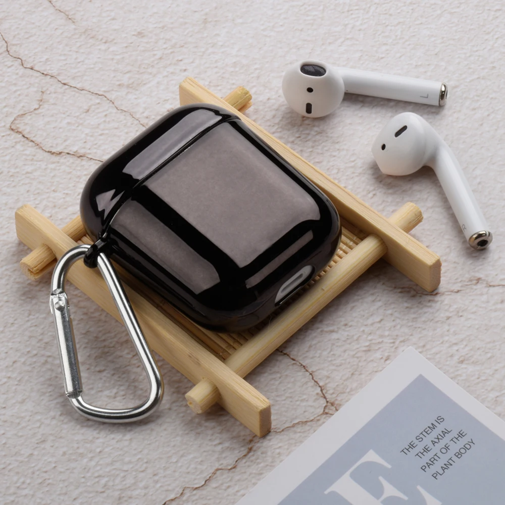 Чехол из поликарбоната с покрытием для Apple Airpods 2, чехол для зарядки наушников, чехол для AirPods, беспроводная коробка для зарядки наушников, защитный чехол, чехол s