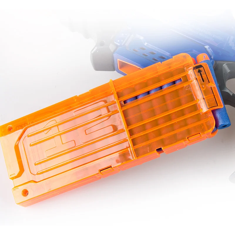 6-12-18 оранжевый Перезагрузка клип для Nerf журнал круглый Дартс Замена игрушечный пистолет обойма для мягких пуль для Nerf Blaster arma de brinquedo