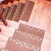 1pc Home night reflection stair mat stair stick step glue free self-adhesive luminous non-slip Adhesive Stickable Stair carpet 4