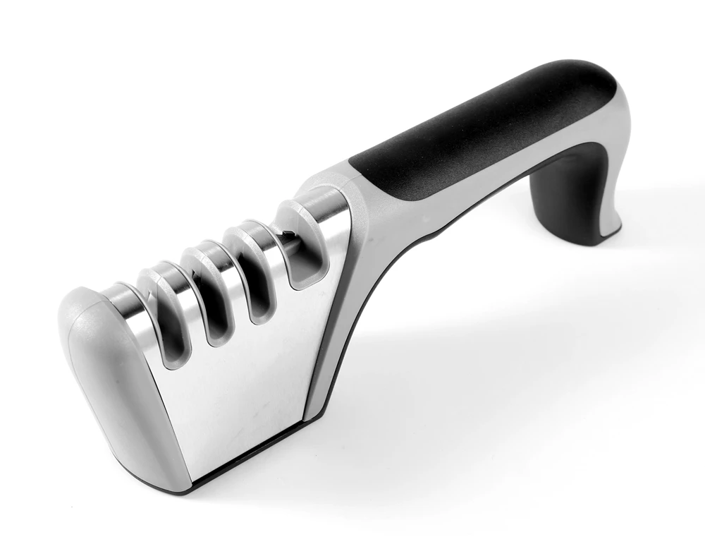 XITUO точилка профессиональная 4 в 1 ручная точилка нержавеющая сталь АБС-пластик кухонный нож повара Заточка Керамический СИП ремонтный нож