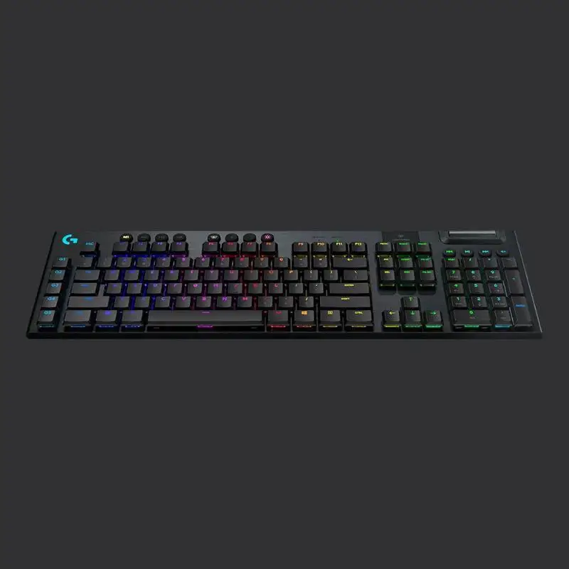 Беспроводная клавиатура logitech, Классическая изящная Клавиатура logitech G913 LIGHTSPEED, беспроводная Bluetooth, Механическая игровая клавиатура с подсветкой