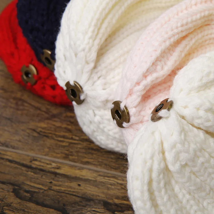 Милая зимняя вязаная шапочка для мамы и ребенка, шапки для мальчиков и девочек, меховые Шишечки с помпоном из натурального енота, кепки разноцветные