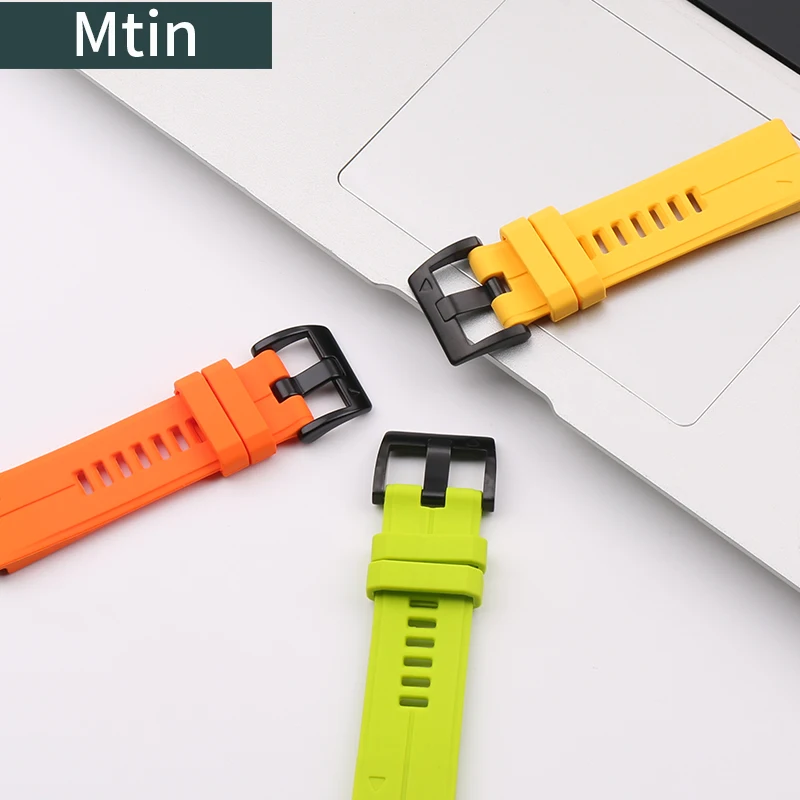 Quick release silicone strap 20mm22mm26mm for Garmin fenix 6x 6 6s pro fenix3 5s 5x outdoor sports waterproof watch accessories