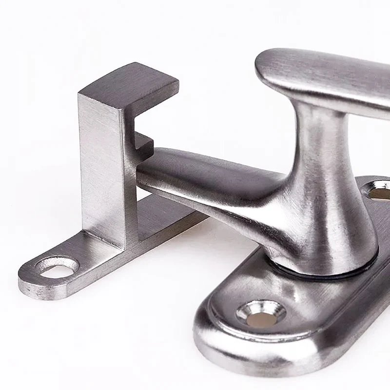

HOT Thickened Stainless Steel Security Door Latch Guard Rotating Safety Door Lock NDS66