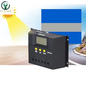 

50A/60A Solar Battery Charge Discharge Controller 12V/24V 48V LCD Voltage Settable Solar Regulator PWM Display Charging Lighting