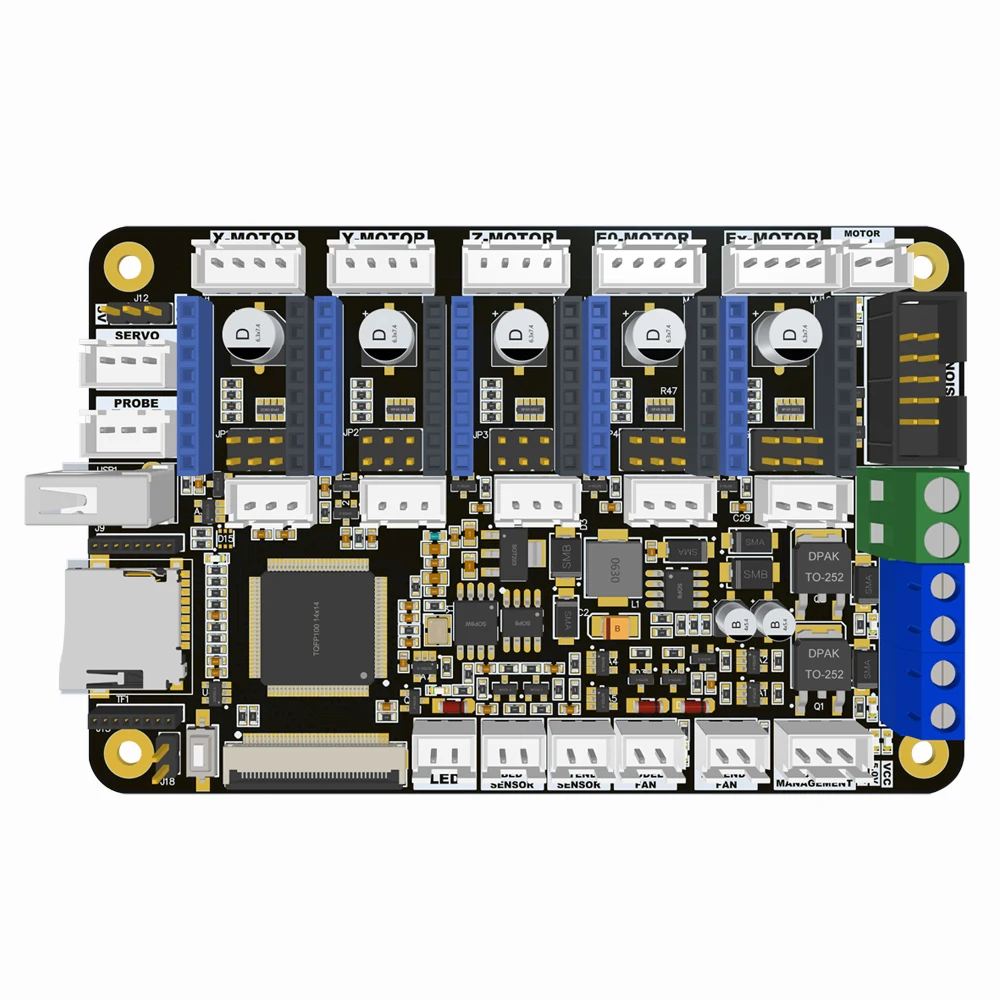 Lerdge z Placa Impressora 3d 32bit para Placa de Controle Peças Motherboard com Stm32 Braço 32 Bit Mainboard Tmc2208 Lv8729 Tmc2209 - Imagem 5