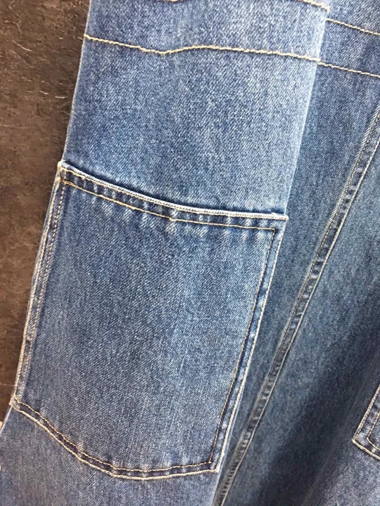 new winter women's double pocket denim strap dress street 1220