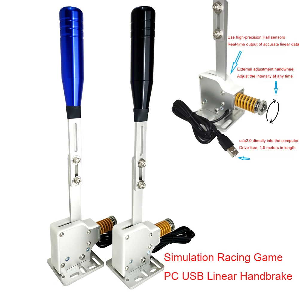 Freno A Mano Lineare Usb Per Pc Per G29/G25/G27/G920 Per Thraspmaster T300Rs/Gt Per Simagic Racing Game Simracing Adapter Mod