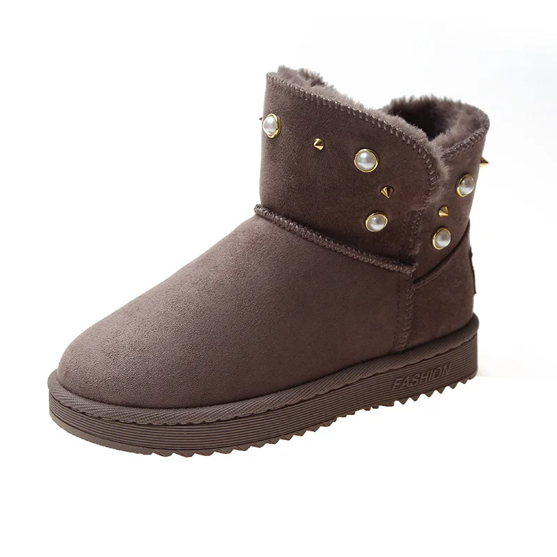 Cotton shoes Размеры 35-40, новые зимние сапоги ручной работы с сумочкой теплые женские зимние полусапожки Повседневная теплая женская обувь из хлопка - Цвет: Cotton shoes