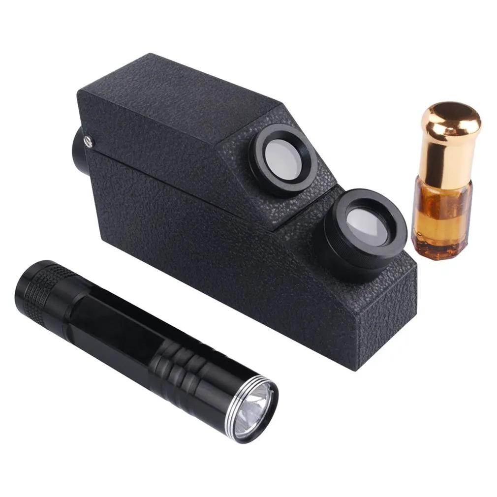 Gemology поляризационный фильтр с драгоценными камнями рефрактометр 1 81 RI Встроенный
