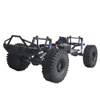 

313mm 1:10 RC Car Wheels Wheelbase Adjustable Parts Steel Chassis Crawler Assembled Frame Outdoor For SCX10 SCX10 II 90046 90047