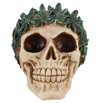 

1Pc Skull Decoration Practical Durable Simple Desktop Adornment Skull Crafts for Study Bedroom Living Room