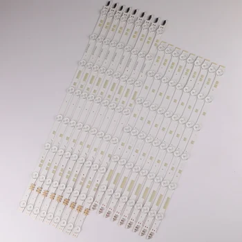 

18 pieces LED backlight stripes V5DR_550SCA_R0 V5DR_550SCB_R0 BN96-38880A BN96-38881A UA55JS7200 5JS700DF UE55JU6800KXXU UE55JU6