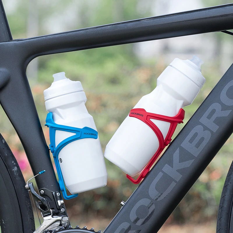 Bicycle Water Bottle Cage Bicycle Bottle Holder Water Bottle Holder ROCKBROS Bicycle Water Bottle Cage PC MTB Road Cycling Toughness Integrally Molded Bike Water Holder