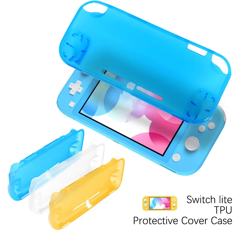 

TPU Anti-slip Protective Case For Nintendo Switch Lite Console Case Cover For Nintend Switch Mini Game Accessories