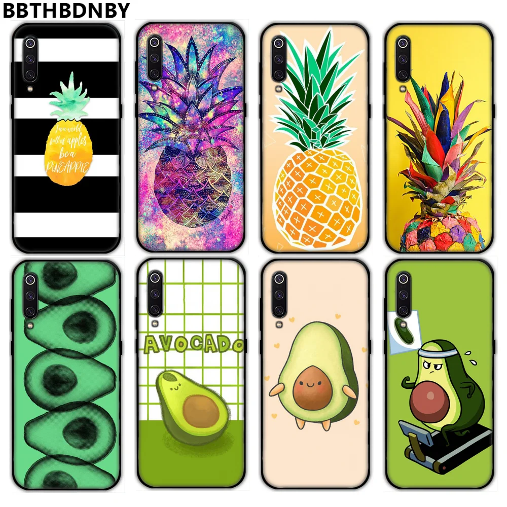 Чехол для мобильного телефона с ананасом КАКТУСОМ и авокадо Xiaomi Redmi 4x5 plus 6A 7 7A 8 mi8