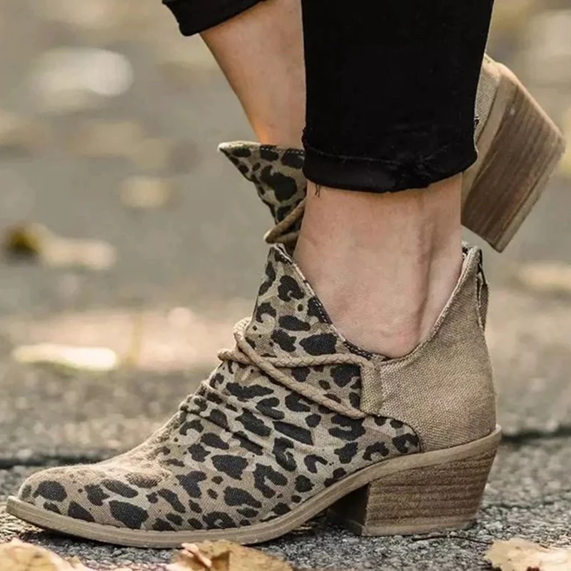 designer leopard print boots