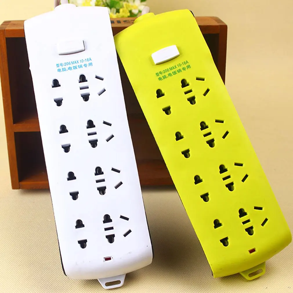 

6 Holes Portable Intelligent Wiring Board Creative Home Plug Multi-functional Drag Line Travel Charging Row Socket