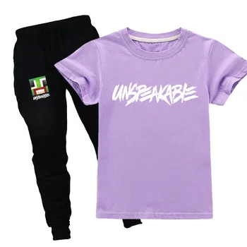 

UNSPEAKABLE JOJO siwa ladybug Girls tops t shirt children T-shirt baby girl Sister Short-sleeved Shirt + pants set kids clothes