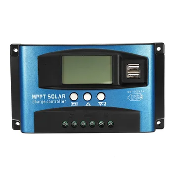 

MPPT Solar Charge Controller 12V 24V Dual USB Auto Solar Panel Charger Regulator LED Intelligent Street Lighting Controller