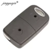 jingyuqin Remote Car key Shell Fob 3 Buttons Pad For Toyota Celica Avensis RAV4 Prado Camry TOY47 Folding Flip Key Case Replace ► Photo 3/5