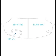 2001 Chris Craft 328 Express Cruiser плавучий шаговый коврик лодка EVA Тиковый настил 1/" 6 мм