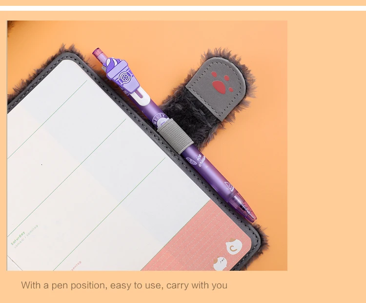 1 шт., креативный милый плюшевый дневник, Мультяшные животные, предмет, кавайный блокнот, блокнот,, bullet journal, kawaii, школьные принадлежности