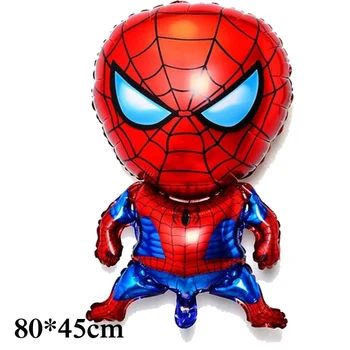 

50pcs spiderman foil balloons large size irregular style captain America balloon for party supply