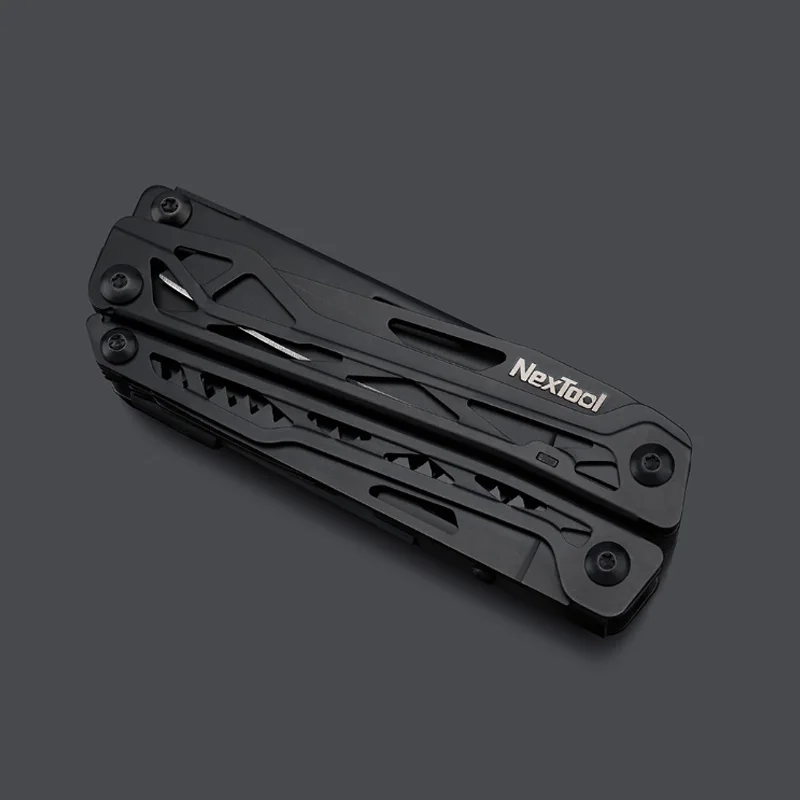 Xiaomi Mijia Nextool многофункциональный карманный складной нож лезвие из нержавеющей стали для охоты кемпинга инструмент для выживания острый открытый - Цвет: Черный