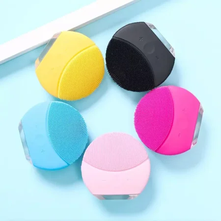 Electric cleansing instrument luna mini 2 waterproof Silicone Mini Facial Cleansing Brush Silicone  Deep Pore Cleaning Massage