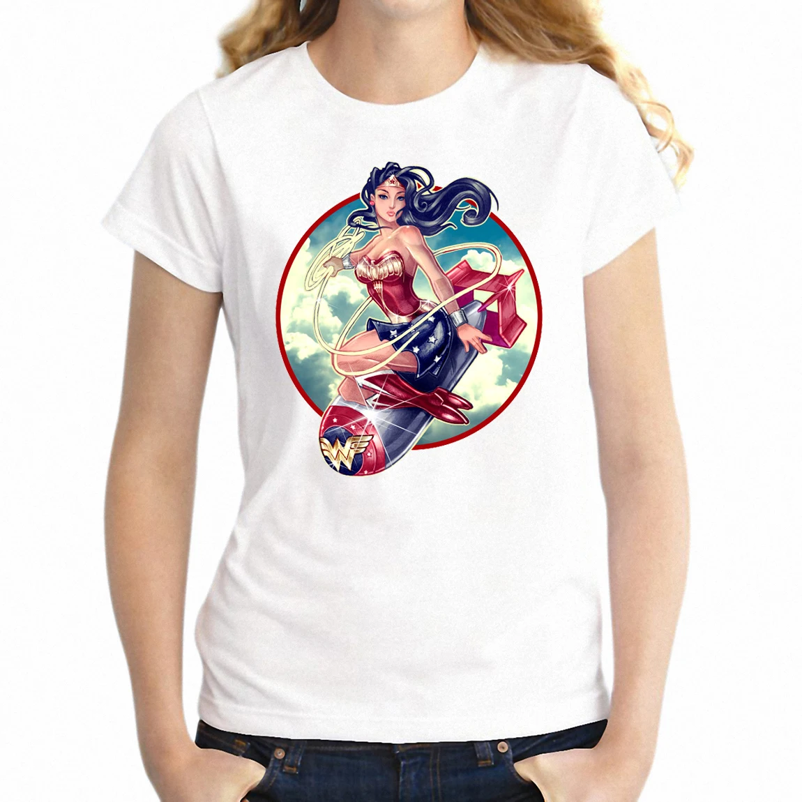 Новая женская футболка Wonder Woman Dr strangeleve Crossover с короткими рукавами для девочек